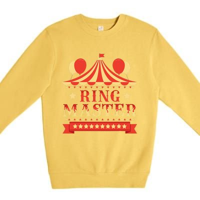 Ringmaster  Circus Birthday Party Circus Costume Premium Crewneck Sweatshirt