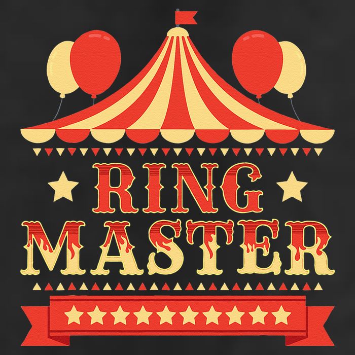 Ringmaster  Circus Birthday Party Circus Costume 7 Panel Mesh Trucker Snapback Hat