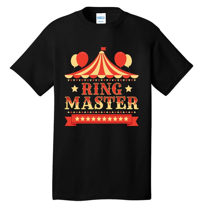 Ringmaster  Circus Birthday Party Circus Costume Tall T-Shirt