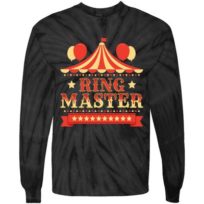 Ringmaster  Circus Birthday Party Circus Costume Tie-Dye Long Sleeve Shirt