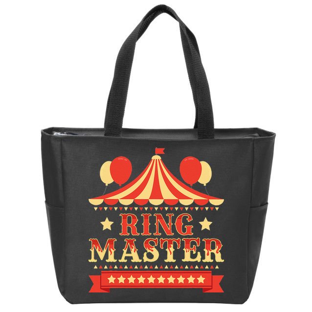 Ringmaster  Circus Birthday Party Circus Costume Zip Tote Bag