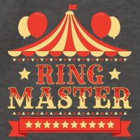 Ringmaster  Circus Birthday Party Circus Costume Vector Backpack