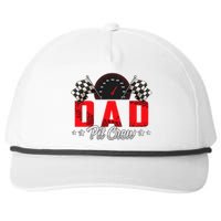 Race Car Birthday Party Racing Family Dad Pit Crew Snapback Five-Panel Rope Hat