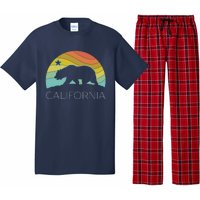 Retro California Bear Vintage Beach Cali Pride Surf 70s 80s Pajama Set