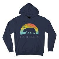 Retro California Bear Vintage Beach Cali Pride Surf 70s 80s Tall Hoodie