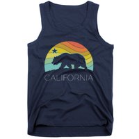 Retro California Bear Vintage Beach Cali Pride Surf 70s 80s Tank Top