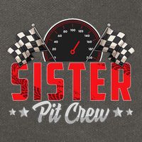 Race Car Birthday Party Racing Family Sister Pit Crew Cotton Canvas Backpack