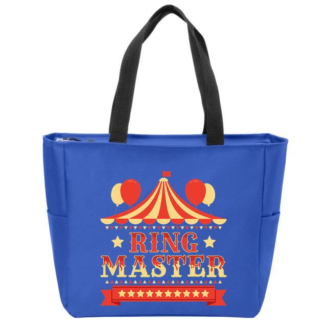 Ringmaster Circus Birthday Party Circus Costume Zip Tote Bag