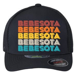 Retro Color Bebesota Flexfit Unipanel Trucker Cap