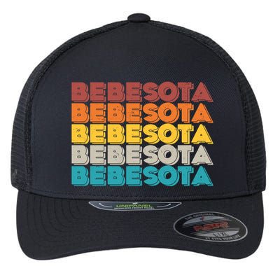 Retro Color Bebesota Flexfit Unipanel Trucker Cap