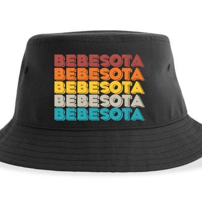 Retro Color Bebesota Sustainable Bucket Hat