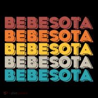 Retro Color Bebesota Flatbill Hat