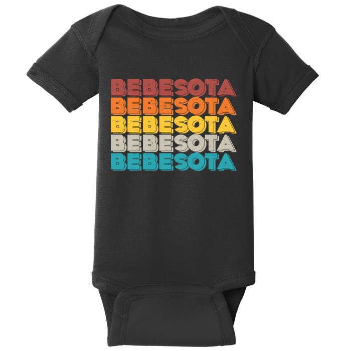 Retro Color Bebesota Baby Bodysuit