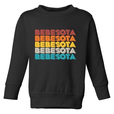 Retro Color Bebesota Toddler Sweatshirt