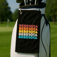 Retro Color Bebesota Golf Towel