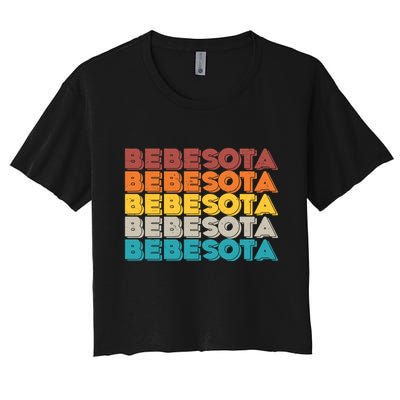 Retro Color Bebesota Crop Top