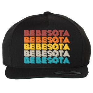 Retro Color Bebesota Wool Snapback Cap