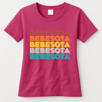 Retro Color Bebesota Womens T-Shirt