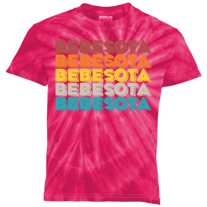 Retro Color Bebesota Kids Tie-Dye T-Shirt