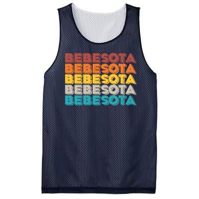 Retro Color Bebesota Mesh Reversible Basketball Jersey Tank