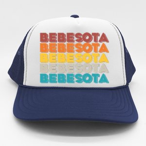 Retro Color Bebesota Trucker Hat