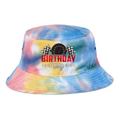 Race Car Birthday Party Racing Family Birthday Boy Pit Crew Tie Dye Newport Bucket Hat