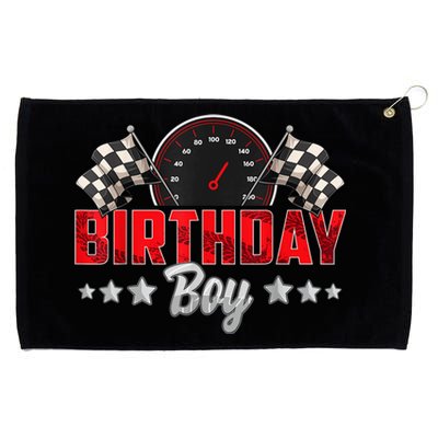 Race Car Birthday Party Racing Family Birthday Boy Pit Crew Grommeted Golf Towel