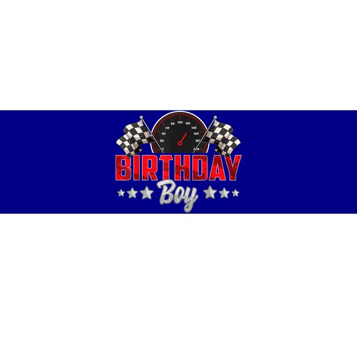 Race Car Birthday Party Racing Family Birthday Boy Pit Crew Bumper Sticker