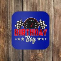 Race Car Birthday Party Racing Family Birthday Boy Pit Crew Coaster