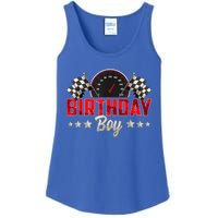 Race Car Birthday Party Racing Family Birthday Boy Pit Crew Ladies Essential Tank