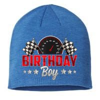 Race Car Birthday Party Racing Family Birthday Boy Pit Crew Sustainable Beanie