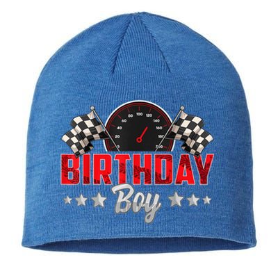 Race Car Birthday Party Racing Family Birthday Boy Pit Crew Sustainable Beanie