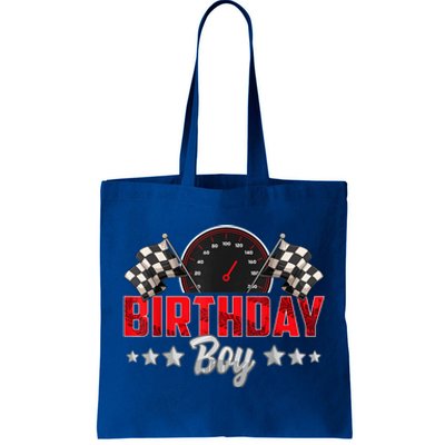 Race Car Birthday Party Racing Family Birthday Boy Pit Crew Tote Bag