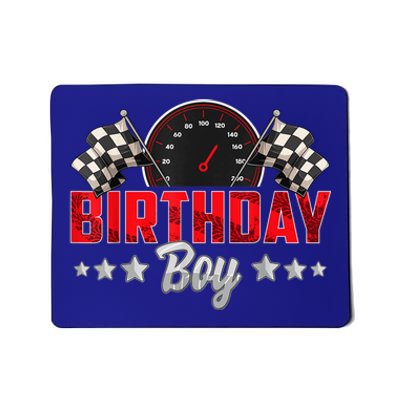 Race Car Birthday Party Racing Family Birthday Boy Pit Crew Mousepad