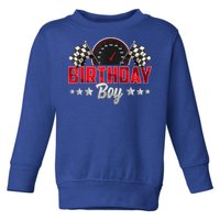 Race Car Birthday Party Racing Family Birthday Boy Pit Crew Toddler Sweatshirt