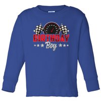 Race Car Birthday Party Racing Family Birthday Boy Pit Crew Toddler Long Sleeve Shirt