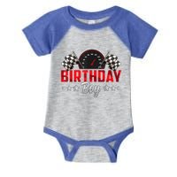 Race Car Birthday Party Racing Family Birthday Boy Pit Crew Infant Baby Jersey Bodysuit