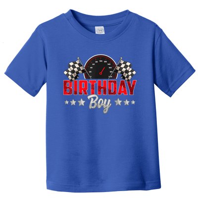 Race Car Birthday Party Racing Family Birthday Boy Pit Crew Toddler T-Shirt