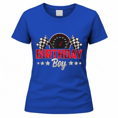 Race Car Birthday Party Racing Family Birthday Boy Pit Crew Women's T-Shirt