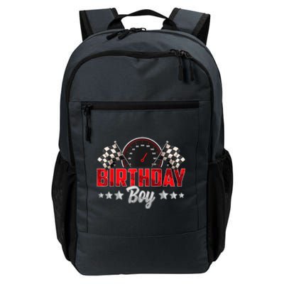 Race Car Birthday Party Racing Family Birthday Boy Pit Crew Daily Commute Backpack