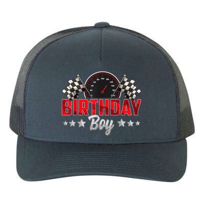 Race Car Birthday Party Racing Family Birthday Boy Pit Crew Yupoong Adult 5-Panel Trucker Hat