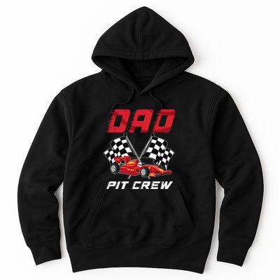 Race Car Birthday Party Racing Family Dad Pit Crew Hoodie