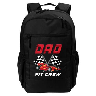 Race Car Birthday Party Racing Family Dad Pit Crew Backpack
