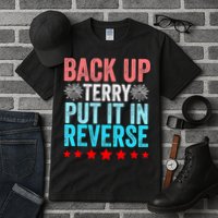 Retro Costume Back It Up Terry 4th Of July Fireworks Funny Tall T-Shirt