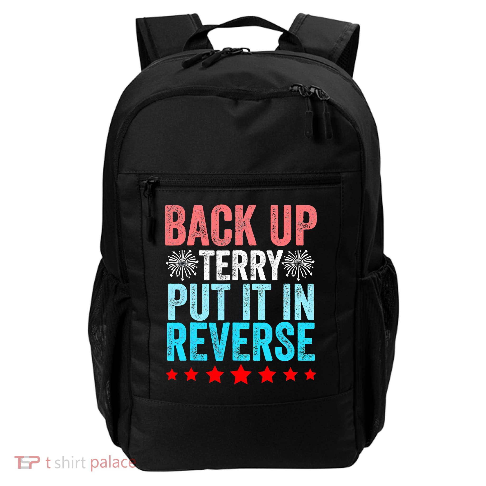 Retro Costume Back It Up Terry 4th Of July Fireworks Funny Backpack