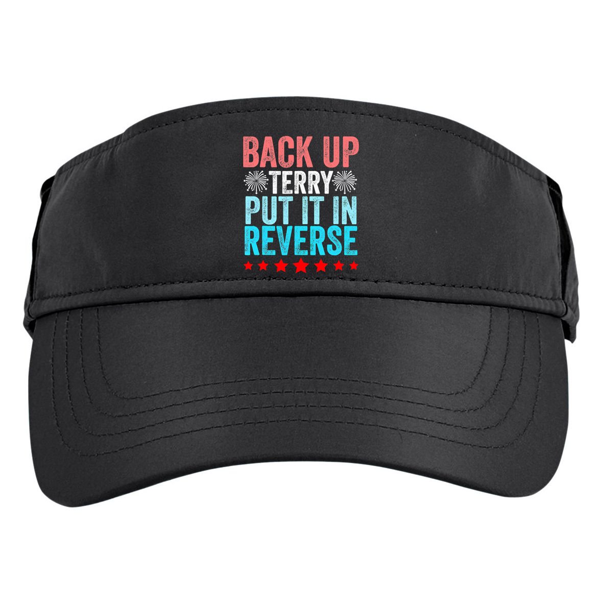 Retro Costume Back It Up Terry 4th Of July Fireworks Funny Adult Drive Performance Visor
