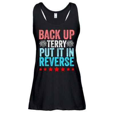 Retro Costume Back It Up Terry 4th Of July Fireworks Funny Ladies Essential Flowy Tank