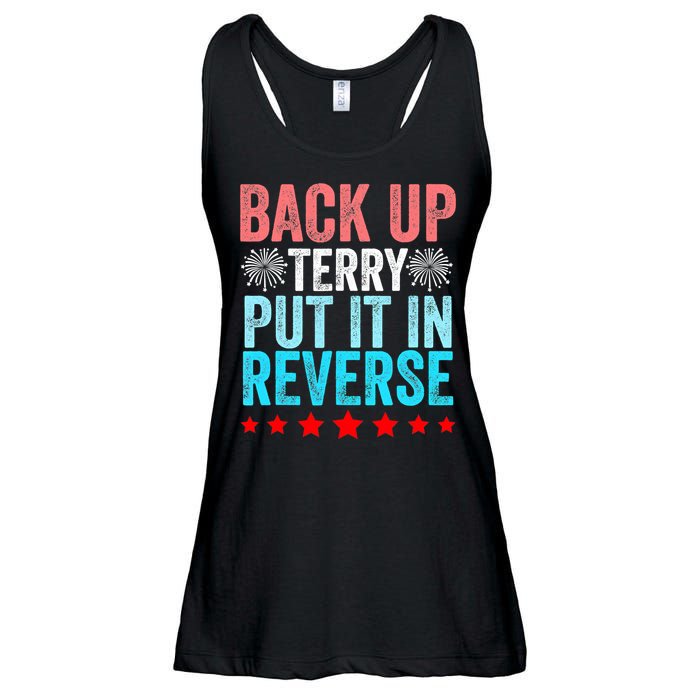 Retro Costume Back It Up Terry 4th Of July Fireworks Funny Ladies Essential Flowy Tank