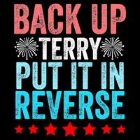 Retro Costume Back It Up Terry 4th Of July Fireworks Funny 16 in Basic Backpack