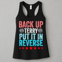 Retro Costume Back It Up Terry 4th Of July Fireworks Funny Womens Tank Top